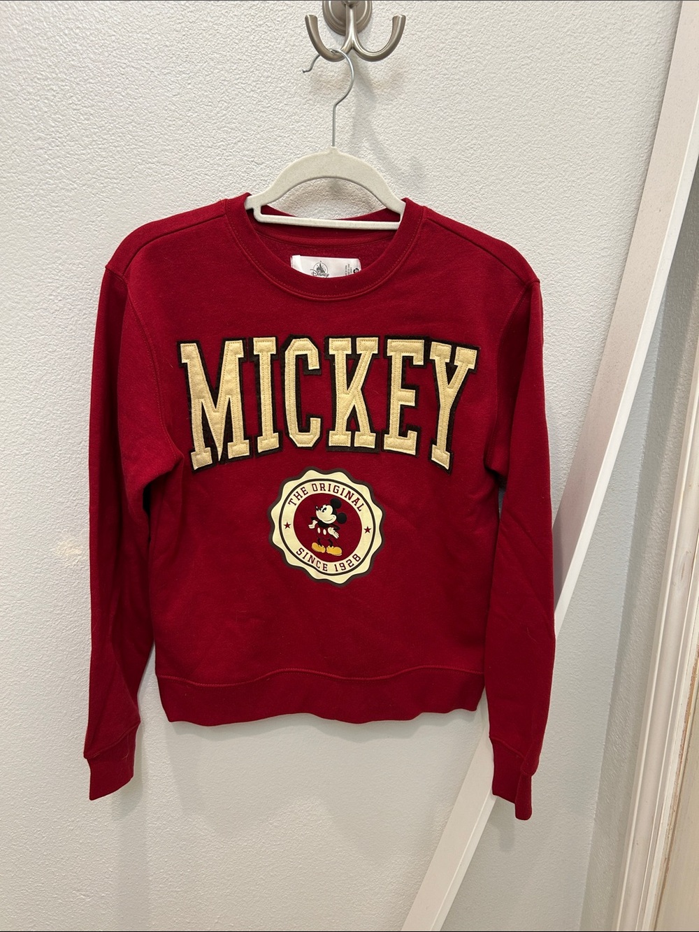 Disney Red Crewneck Sweatshirt